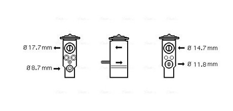 Расширительный клапан AVA COOLING MS1111