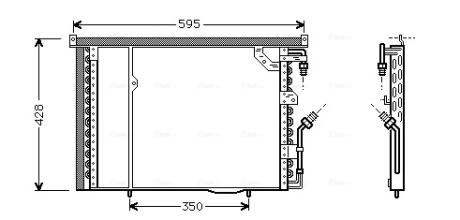 Радіатор кондиціонера AVA COOLING MS5195