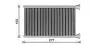Радіатор обігрівача MB C-Series (14-), E-Series (16-), G-Series (18-) AVA AVA COOLING MS6780 (фото 3)