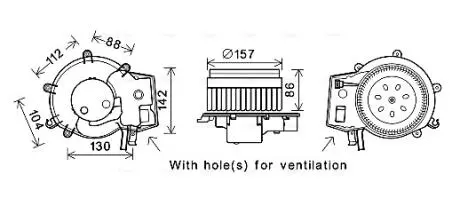 Автозапчасть AVA COOLING MS8643