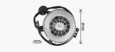 AVA DB Компресор салону W124 AVA COOLING MS8771
