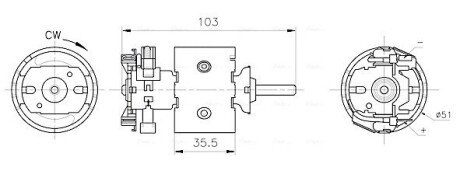 Моторчик пічки MB Sprinter 901-905 95-06 AVA COOLING MS8783