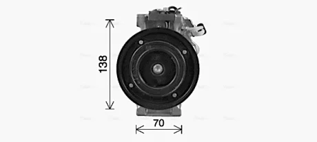 Автозапчасть AVA COOLING MSAK737