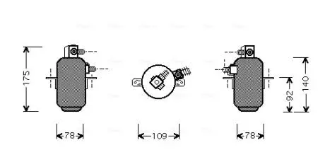 Осушувач кондиціонера AVA COOLING MSD081