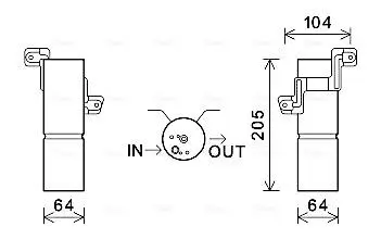 Осушувач кондиціонера AVA AVA COOLING MSD597