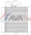 AVA DB Випарник сист. кондиц. A-CLASS (W169) 04-, B-CLASS Sports Tourer (W245) 05- AVA COOLING MSV814 (фото 1)