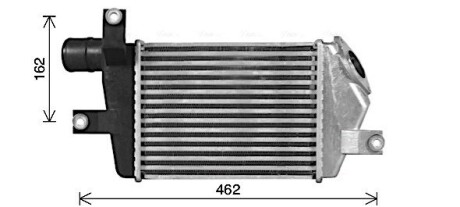 Интеркулер L200/PAJERO 2.5 DiD 06+ (выр-во AVA) AVA COOLING MT4283