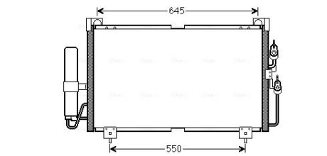 Радіатор кондиціонера AVA COOLING MT5213D