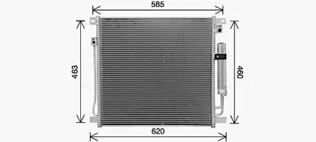 Автозапчасть AVA COOLING MT5285D