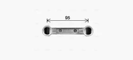 Радіатор пічки MITSUBISHI MIRAGE / SPACE STAR VI, MIRAGE VI 3A90/3A92 05.12- AVA COOLING MT6289