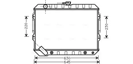 Автозапчасть AVA COOLING MTA2089