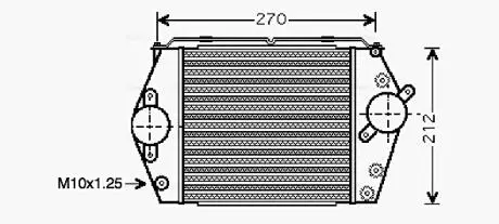 Інтеркулер AVA COOLING MZ4188