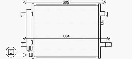 Автозапчасть AVA COOLING MZ5294D