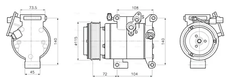 Автозапчасть AVA COOLING MZAK304