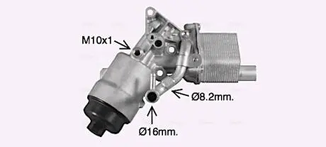 Радиатор масляный CHEVROLET/OPEL в сборе (выр-во AVA) AVA COOLING OL3702H
