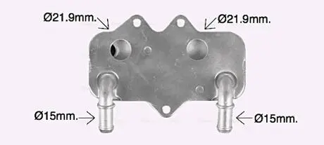 Радиатор масляный OPEL ASTRA G/VECTRA B (95-) (выр-во AVA) AVA COOLING OL3704