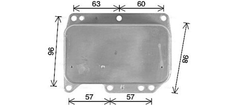 Радіатор масляний AVA AVA COOLING OL3710