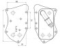 Охолоджувач оливи AVA COOLING OL3749 (фото 1)