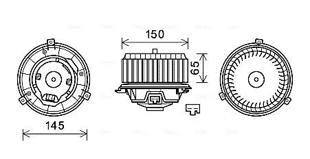 Компресор салону AVA COOLING OL8674