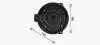 Вентилятор отопителя салона Chevrolet Captiva (06-) 2,4i 3,2i, Epica 2,0i 2,5i AVA COOLING OL8728 (фото 3)