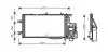 Конденсатор кондиціонера (з осушувачем) CHEVROLET CORSA, OPEL COMBO TOUR, COMBO/MINIVAN, CORSA C, CORSA C/HATCHBACK 1.7D 08.00- AVA COOLING OLA5310D (фото 1)