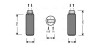 Осушитель, Система кондиционирования воздуха AVA COOLING OLD288 (фото 1)