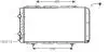 Радиатор охлаждения двигателя PSA Jumper Boxer, Fiat Ducato 2,0-2,8TD 02&gt; MT-AT AVA COOLING PE2150 (фото 1)