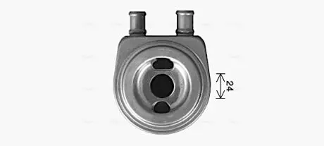 Радіатор масляний Citroen Expert/Boxer/Peugeot Jumper/Jumpy 1.9/2.5D 94-06 (теплообмінник) AVA COOLING PE3422