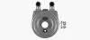 AVA CITROEN Масляний радіатор Berlingo, Xsara, Peugeot 206/306, Partner AVA COOLING PE3427 (фото 3)