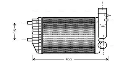 Інтеркулер AVA COOLING PE4183