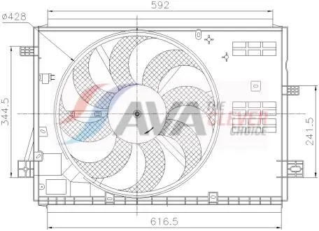 Вентилятор AVA COOLING PE7441