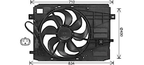 Вентилятор AVA COOLING PE7561