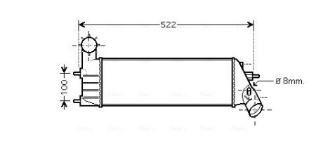 Інтеркулер AVA COOLING PEA4261