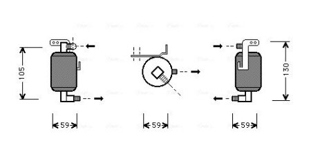 Осушувач кондиціонера AVA COOLING PED195