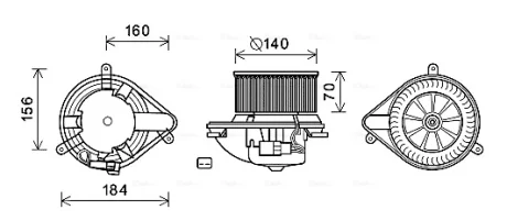 Автозапчасть AVA COOLING RT8572