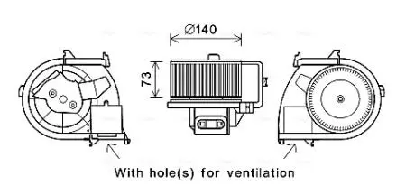 Автозапчасть AVA COOLING RT8594
