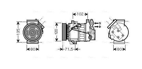 Компрессор AVA COOLING RTAK393