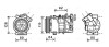 Компрессор RENAULT MEGANE 2.0i/SCENIC 1.9DCi (AVA) AVA COOLING RTAK492 (фото 1)