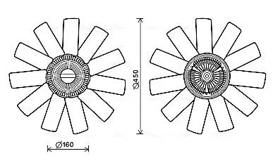 Автозапчасть AVA COOLING RTF558