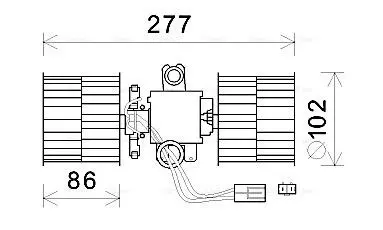 Компрессор салона AVA COOLING SA8022