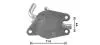 Масляний радіатор TOYOTA RAV 4 III, RAV 4 IV 3ZR-FAE/3ZR-FE 12.08-09.19 AVA COOLING TO3771 (фото 1)
