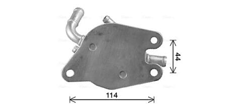 Масляний радіатор TOYOTA RAV 4 III, RAV 4 IV 3ZR-FAE/3ZR-FE 12.08-09.19 AVA COOLING TO3771