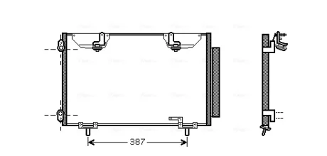 Автозапчасть AVA COOLING TO5327D