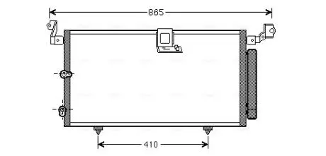 Радиатор кодиционера AVA COOLING TO5384D