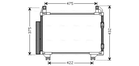Автозапчасть AVA COOLING TO5413D