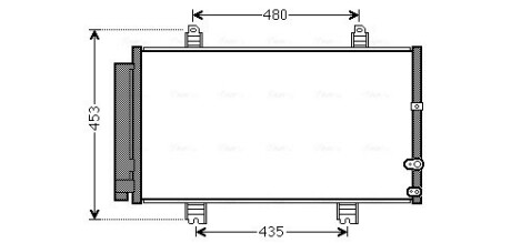 Радіатор кондиціонера AVA AVA COOLING TO5653D