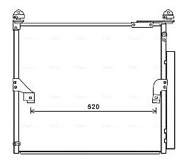 Радіатор кондиціонера AVA AVA COOLING TO5657D