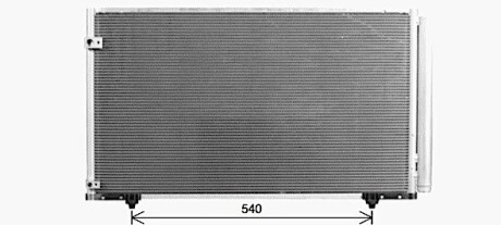 Радіатор кондиціонера AVA AVA COOLING TO5756D