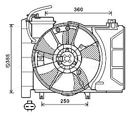 Автозапчасть AVA COOLING TO7647
