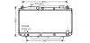 AVA Радіатор охолодження TOYOTA RAV 4 MK II (2000) RAV 4 2.0 D4D AVA COOLING TOA2348 (фото 1)